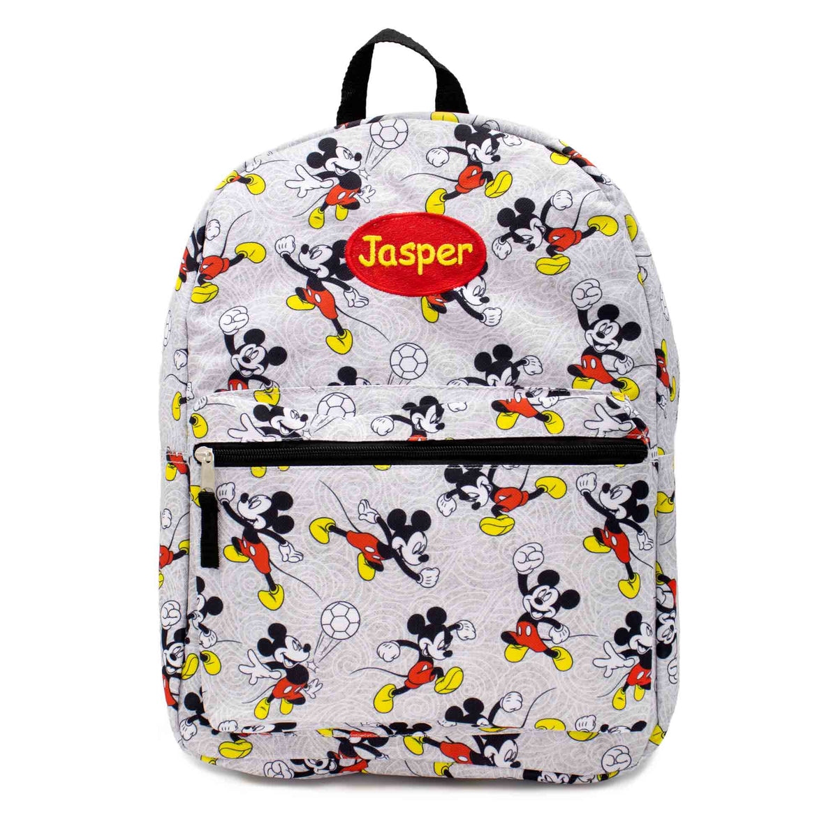 NWT Disney Mickey Mouse Backpack All Over Print Nylon Zip Unisex Adult Kids Disney Mickey Mouse All Over Print Large Backpack 16 main image 2