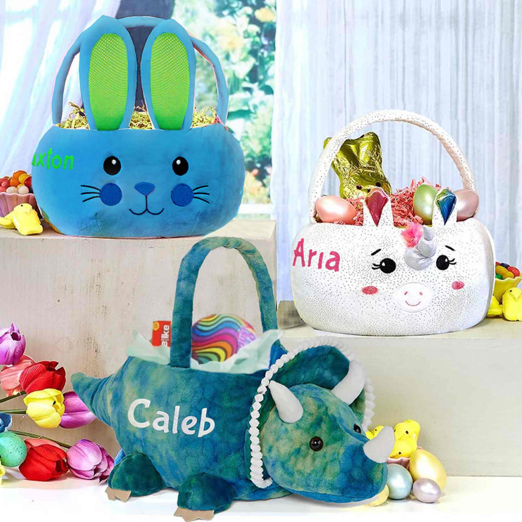 Dibsies Personalized Plush Easter Baskets