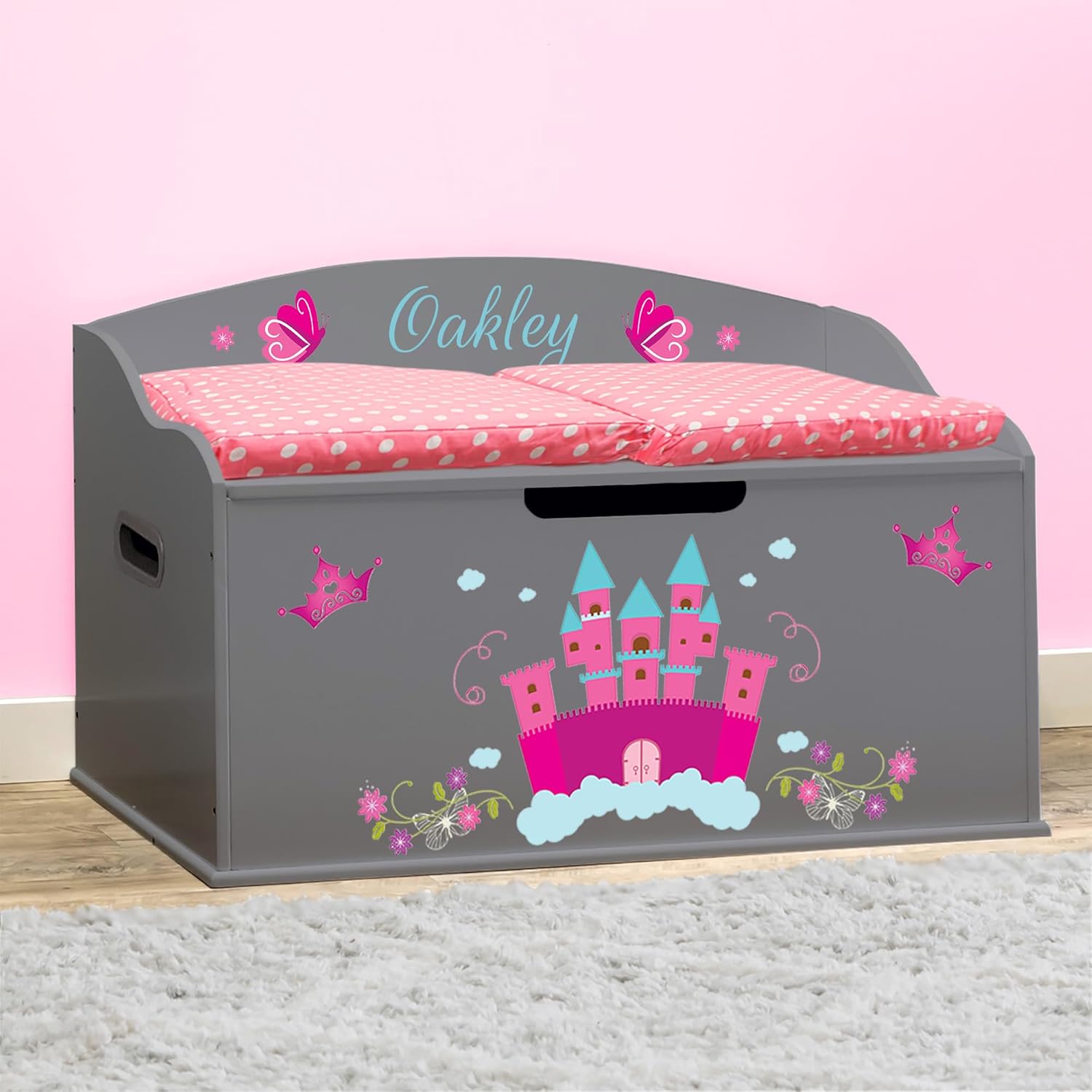 Personalised Toy Toy Box Personalised Toy Box With Cushion