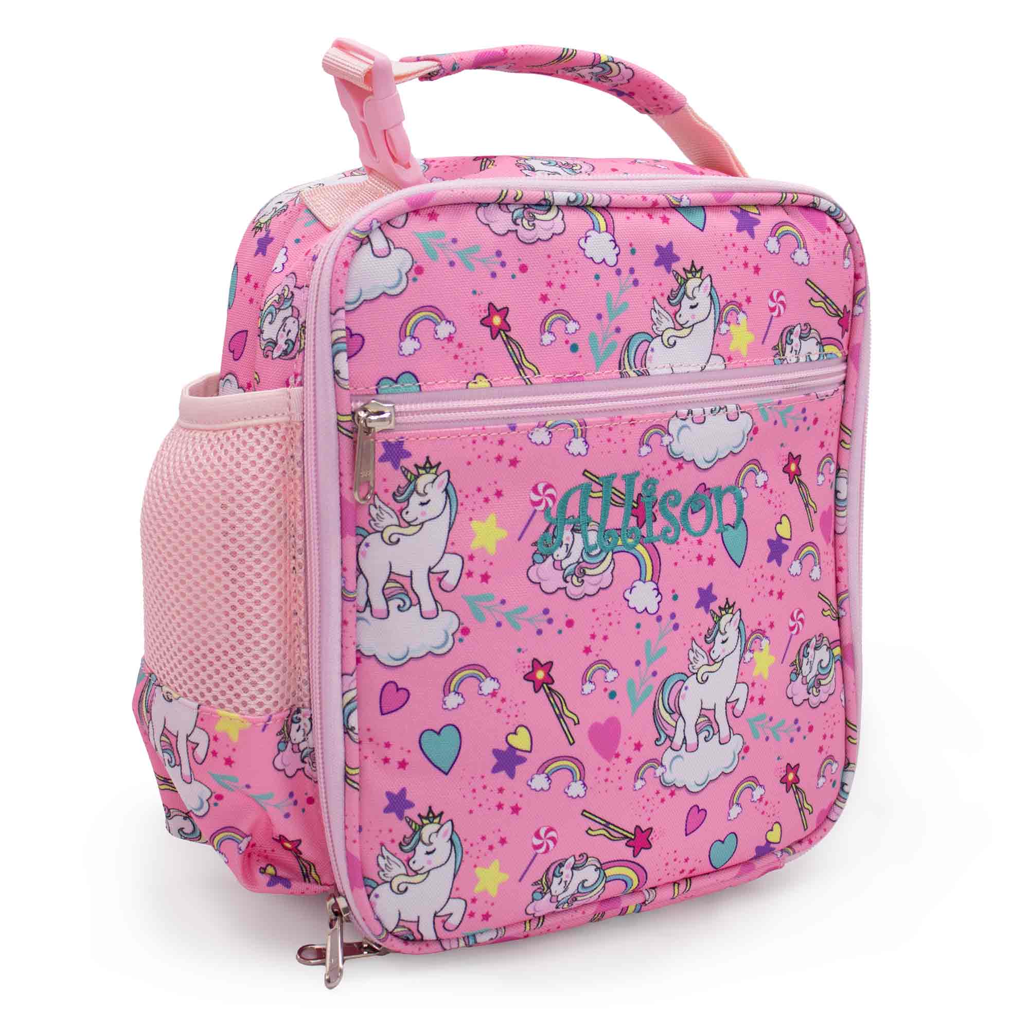 Personalized Unicorn Adventure Collection Backpack and Lunch Box Combo