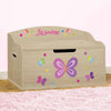 Personalized Dibsies Creative Wonders Butterflies & Flowers Toy Box