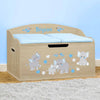 Personalized Dibsies Creative Wonders Blue Elephants Toy Box