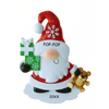 Personalized Santa Gnome Christmas Ornament