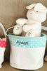 Personalized Soft and Light Easter Basket - Green