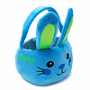 Personalized Blue Bunny Plush Easter Basket