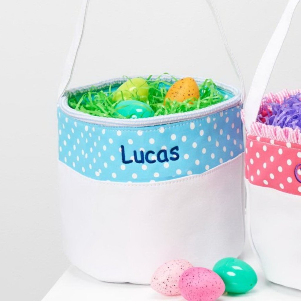 Personalized Soft and Light Easter Basket - Blue