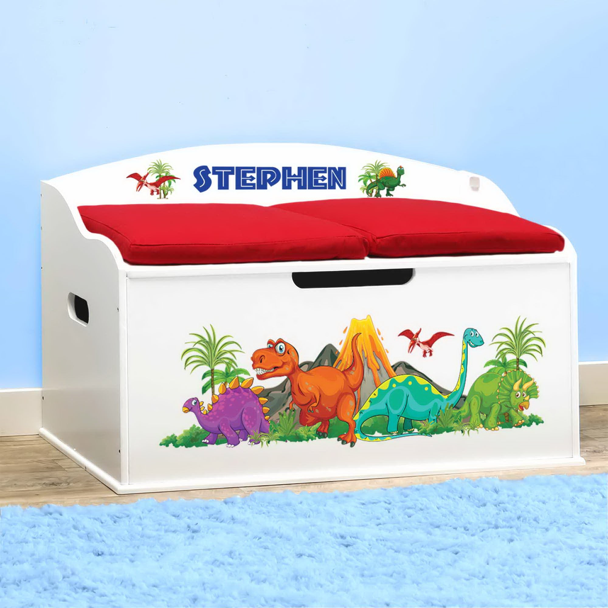 Personalized Dibsies Creative Wonders Dinosaurs Toy Box – Dibsies