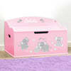 Personalized Dibsies Creative Wonders Pink Elephants Toy Box
