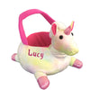 Personalized Tie Dyed 3D Unicorn Plush Easter Basket