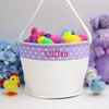 Personalized Soft and Light Easter Basket - Purple