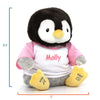 Personalized Animated Kissy the Penguin Plush Toy - Pink