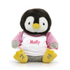 Personalized Animated Kissy the Penguin Plush Toy - Pink