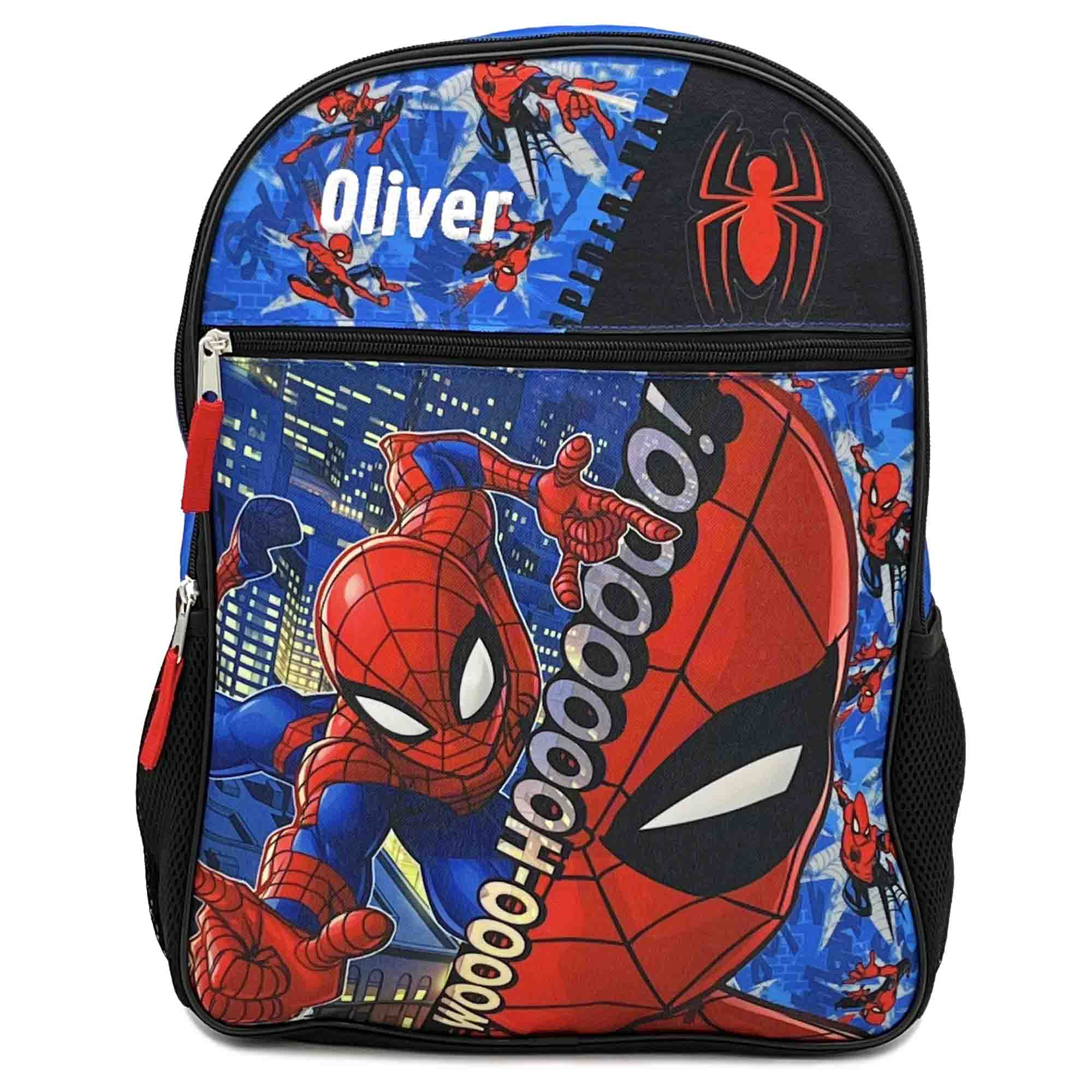 Personalized Marvel High Flying Spiderman 16" Backpack