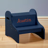 Personalized Dibsies Step Stool with Storage - Blue