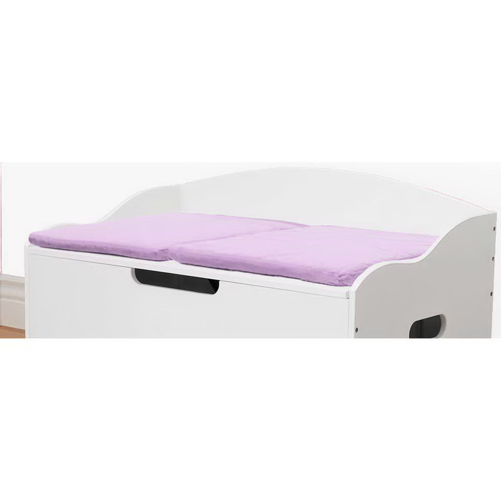 Foldable Toy Box Cushion -  Lavender