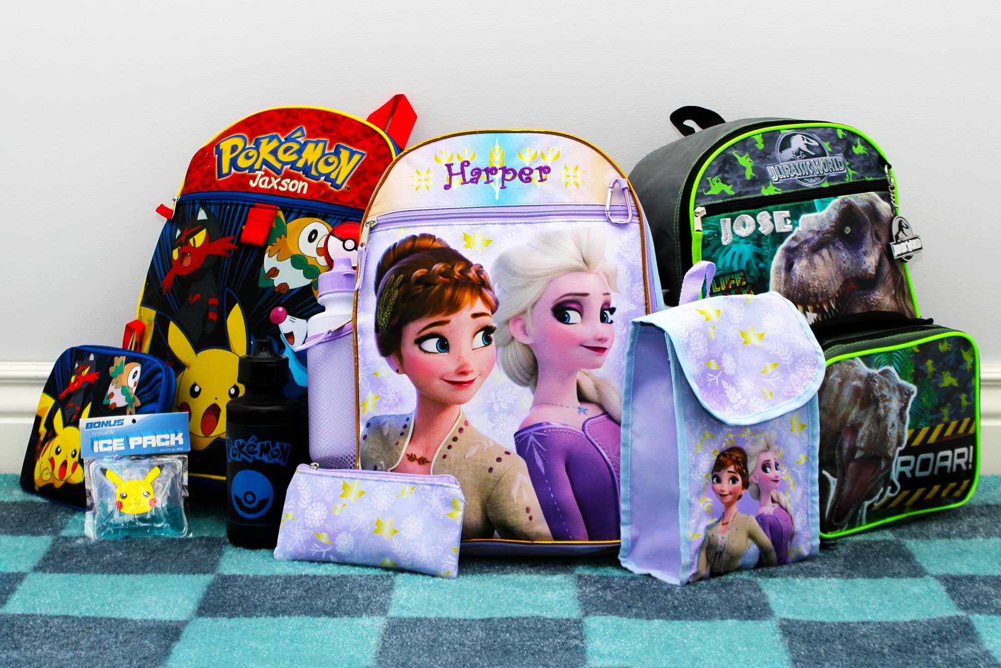 Personalized Backpack Lunch Box Combo created using Disney Frozen Back –  Dibsies Personalization Station