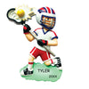 Personalized Lacrosse Sports Christmas Ornament - Boys