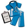 Personalized Blue Scrubs Christmas Ornament