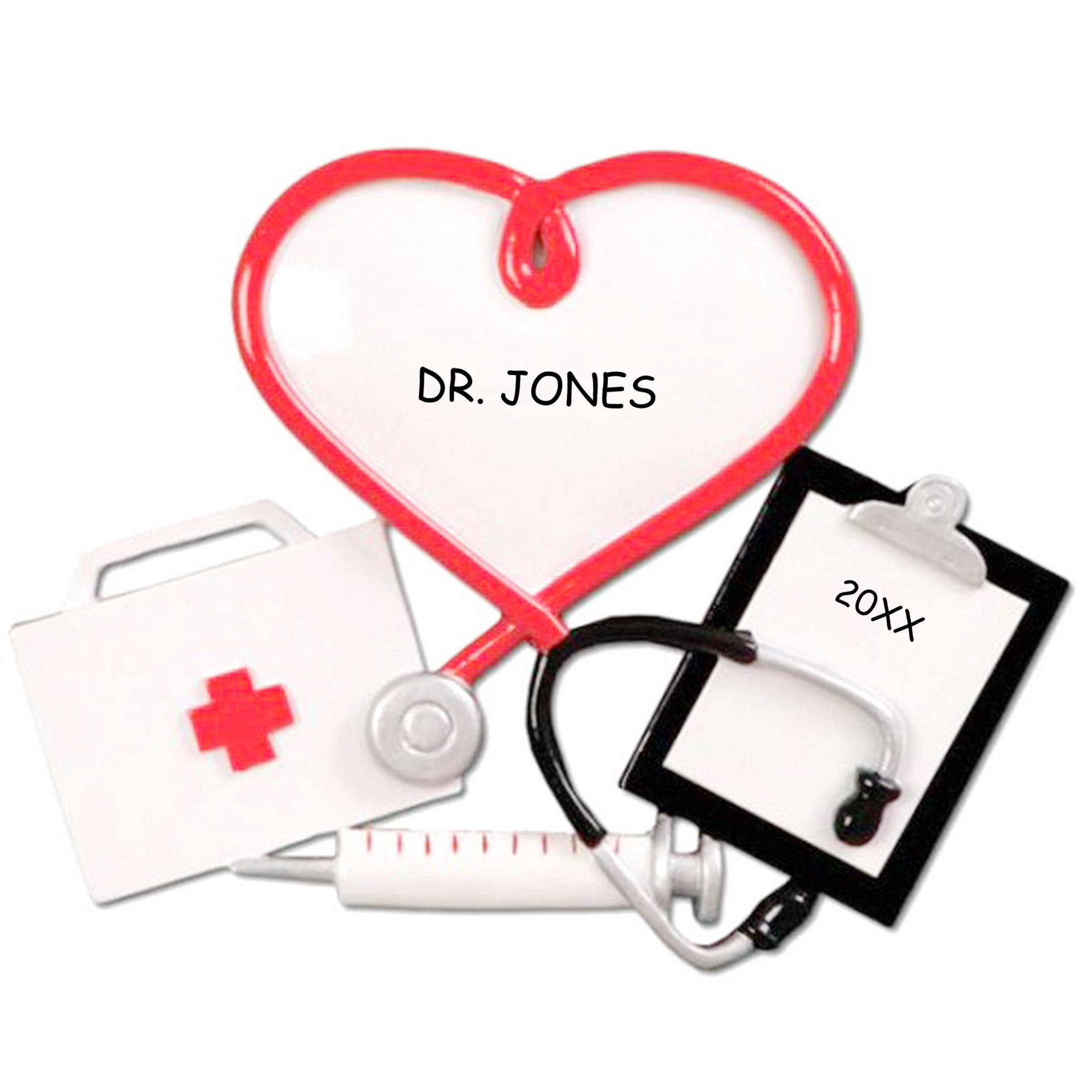 Personalized Doctor Christmas Ornament