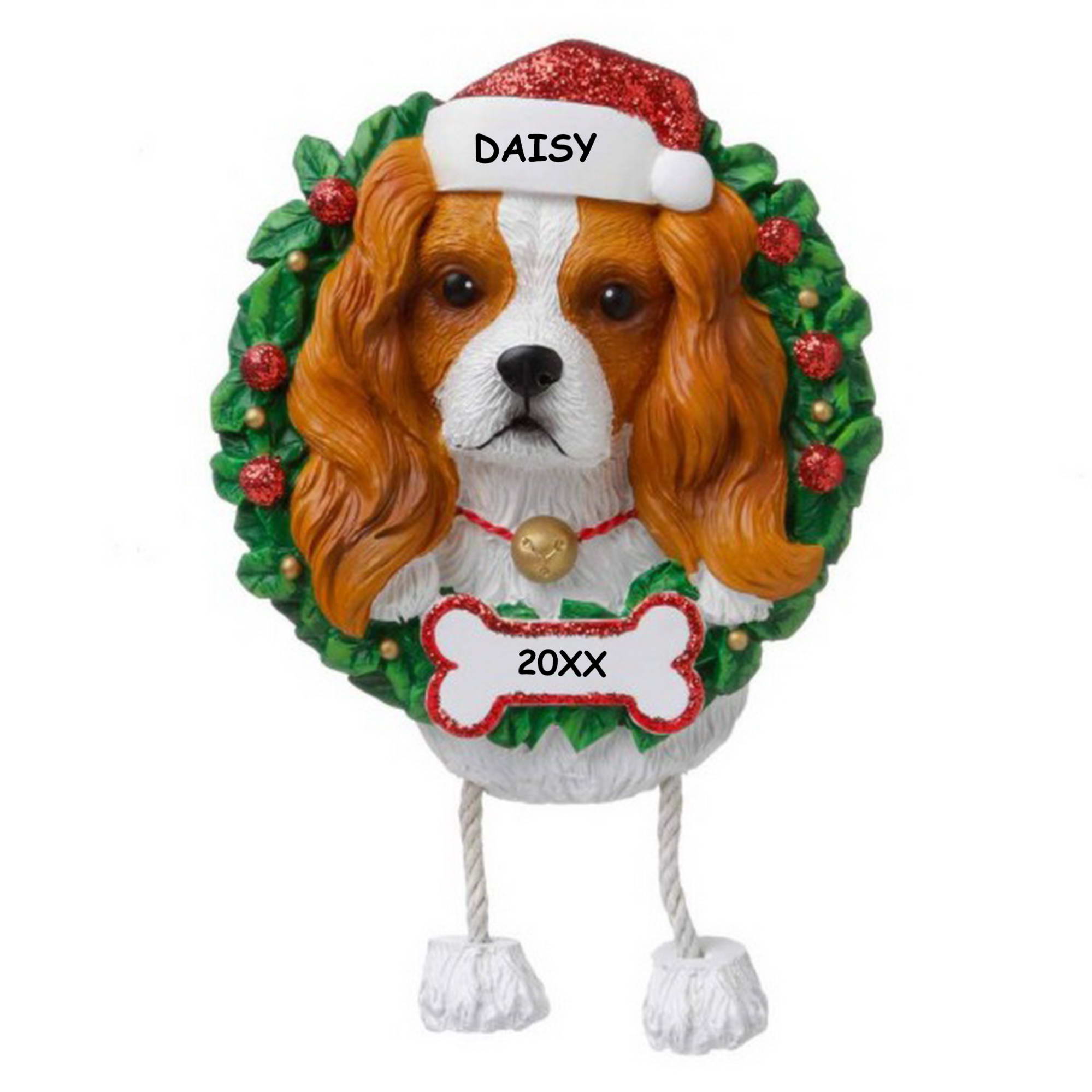 Personalized Pet Dog Christmas Ornament - King Charles