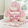Personalized Dibsies Baby Teddy Bear & Blanket Set - Pink