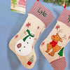 Personalized Festive Plaid Christmas Stocking