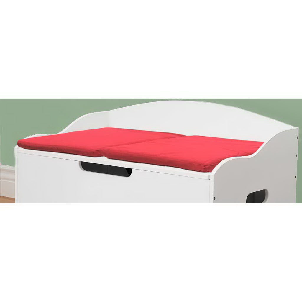 Foldable Toy Box Cushion -  Red