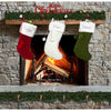 Personalized Classic Knit Stocking with Plush Cuff and Tassles