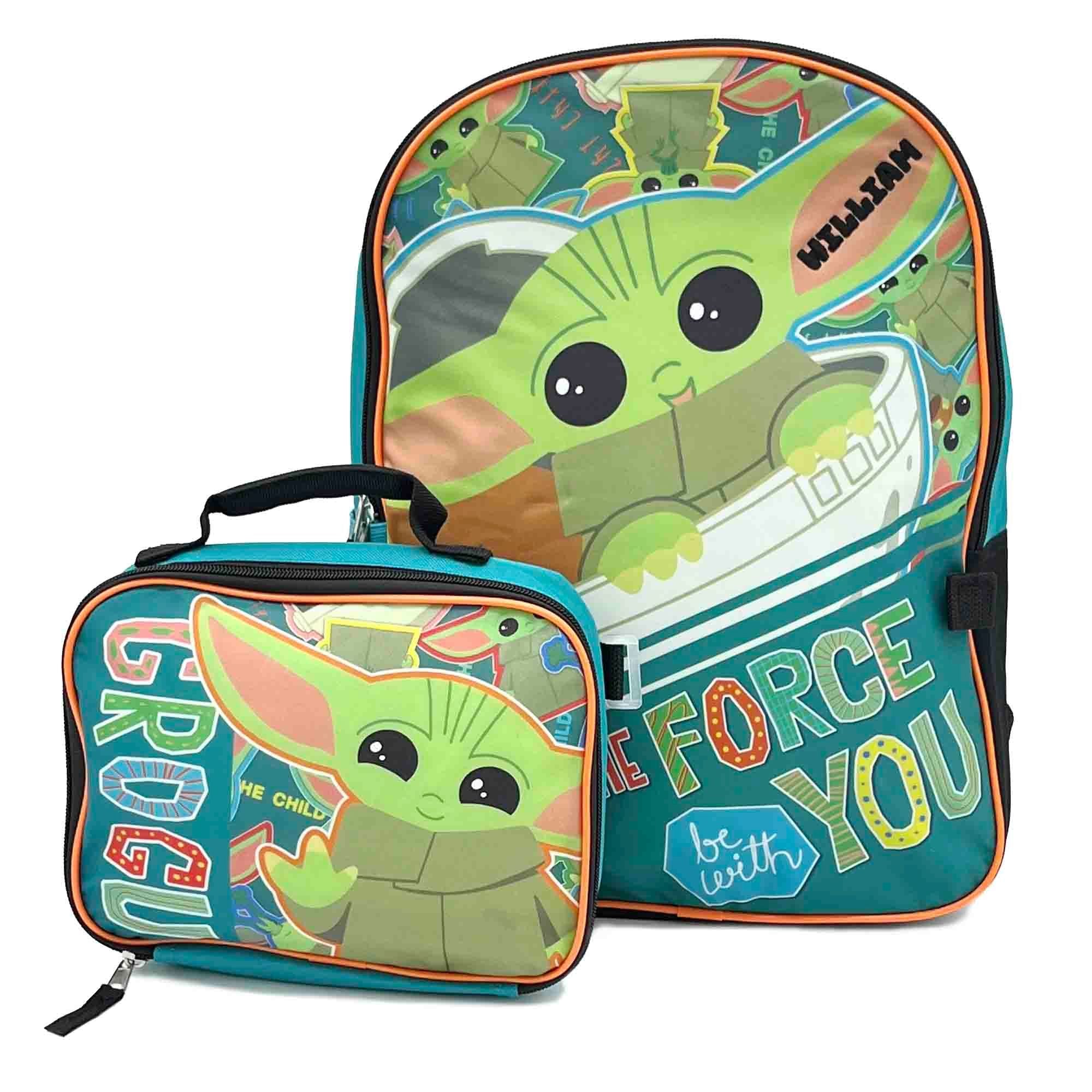 Lucas Star Wars Green Grogu Insulated Lunch Bag