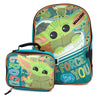 Personalized Star Wars Baby Yoda Grogu Backpack and Lunch Box Combo