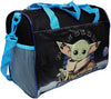 Personalized Mandalorian Baby Yoda Kids Travel Duffel Bag - 15"
