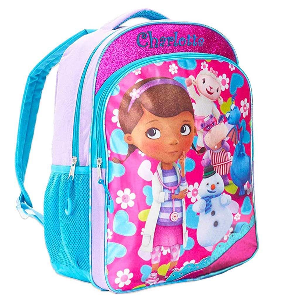 Personalized Doc McStuffins Character Backpack - 16 Inch