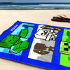 Personalized Licensed Kid's Beach Towel (Minecraft)