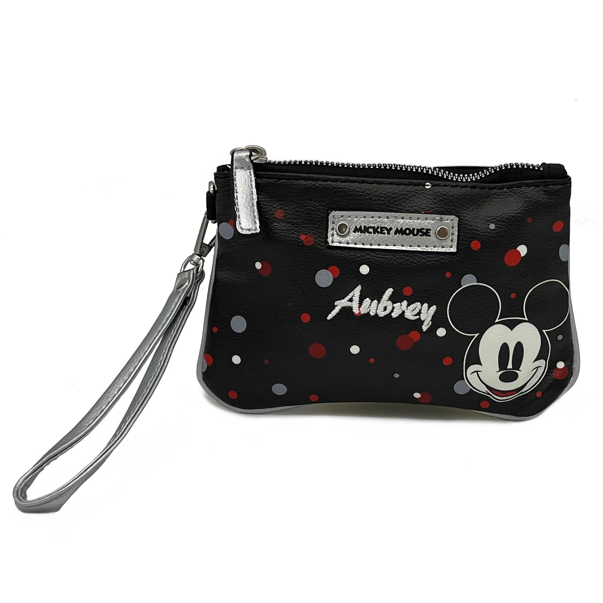 Personalized Mickey Mouse Wristlet