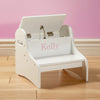 Personalized Dibsies Step Stool with Storage - Pink