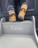 Personalized Dibsies Step Stool with Storage - Gray - Boys