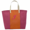 Fashionable Jute Tote Bag With Monogram